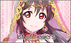 List of Healers